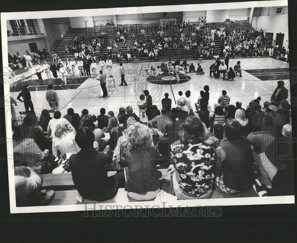 1974 Crowd at Karate Olympics in Gym - Historic Images