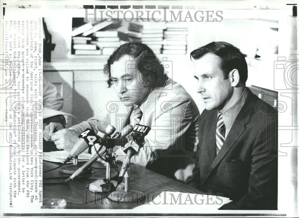 1971 FBI agent John F. Shaw - Historic Images