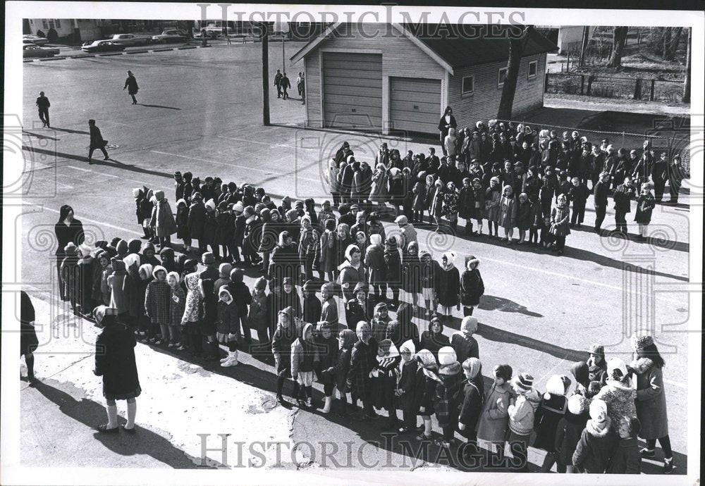 1966 James School Children Play Ground - Historic Images