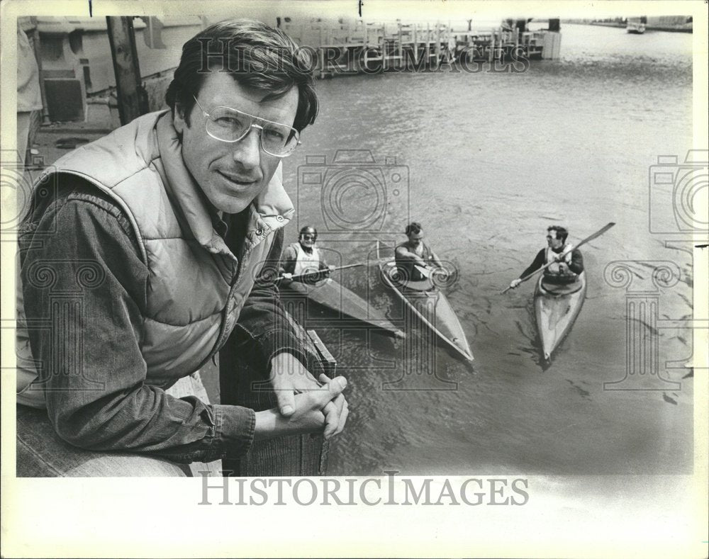1983 Eric Evans Six Flags Chicago Kayak - Historic Images