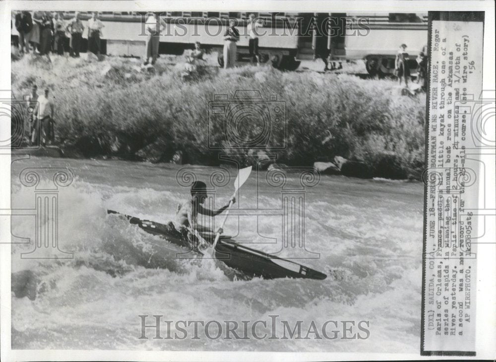 1956 Roger Paris Arkansas River Race - Historic Images