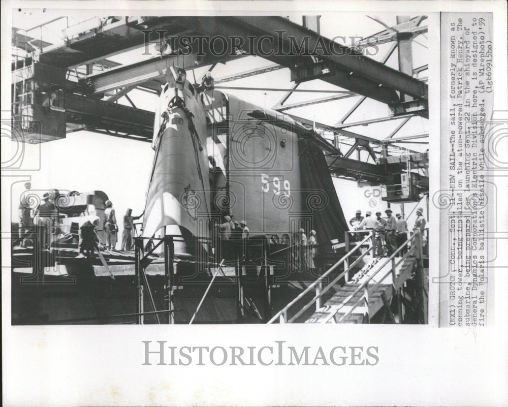 1959 Patrick Henry Submarine - Historic Images