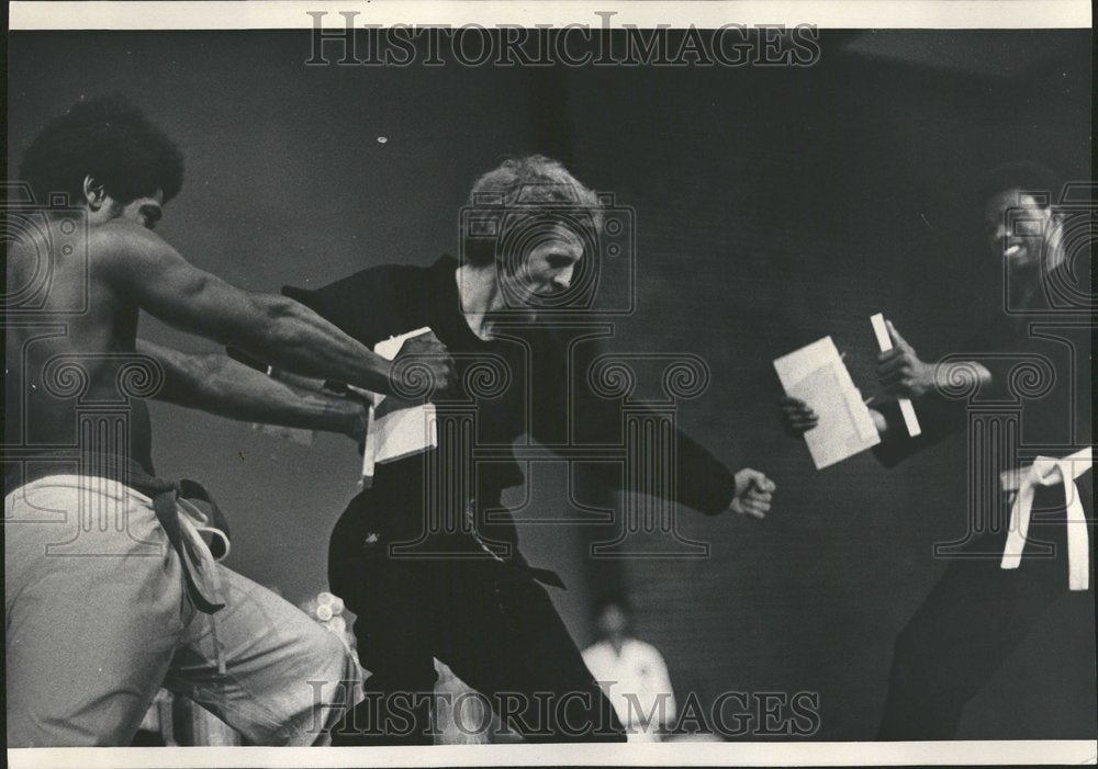 1972 Karate Board Breaking Demonstration - Historic Images