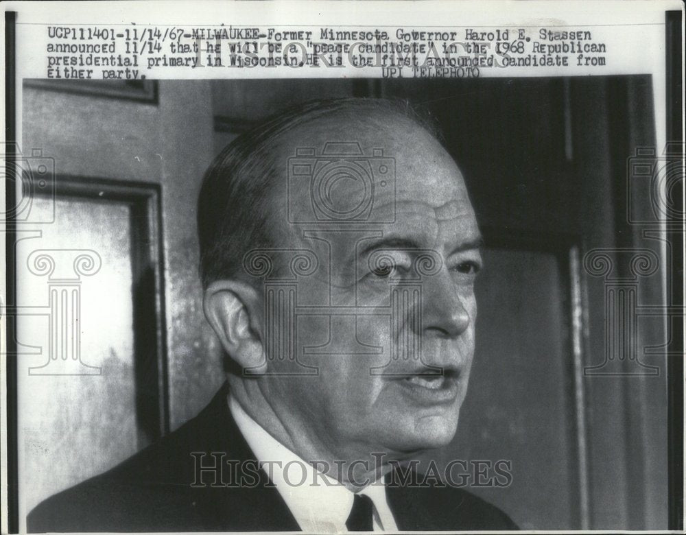 1967 Former Minnesota Governor Harold - Historic Images