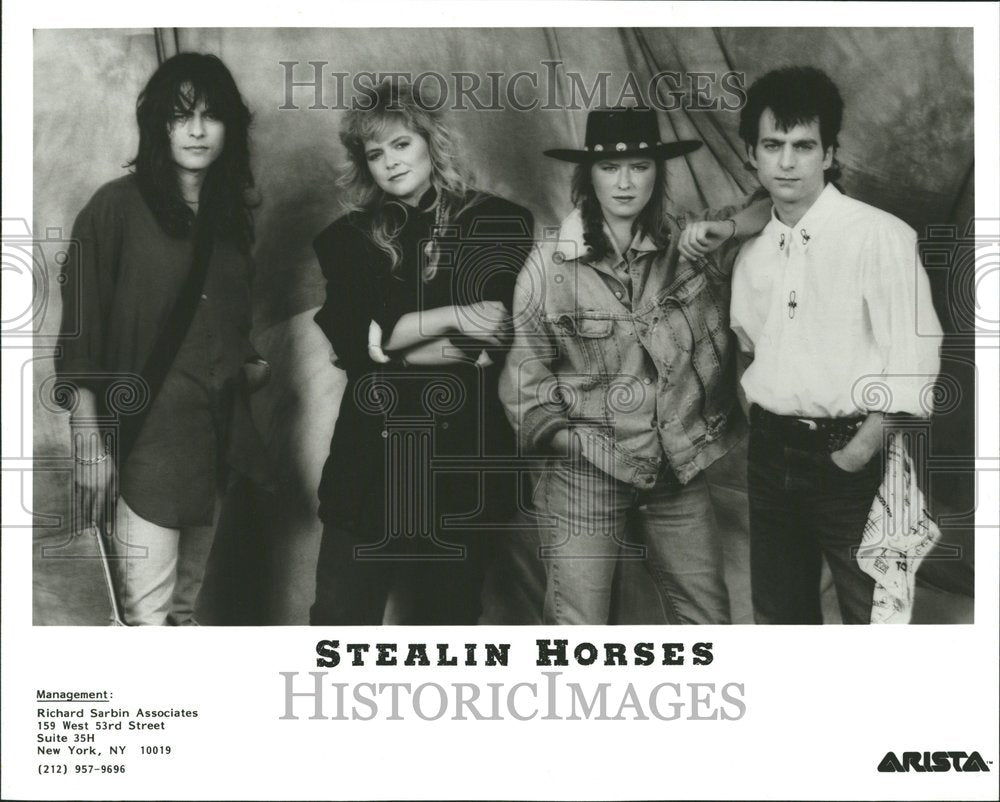 1988 Stealin Horses American Pop Music Band - Historic Images