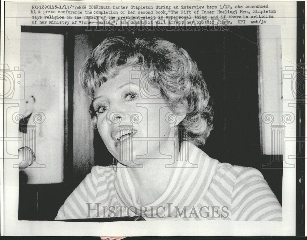 1977 Ruth Carter Stapleton - Historic Images