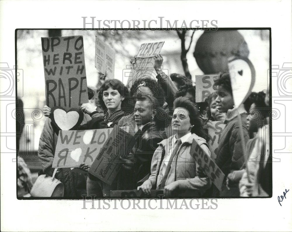 1984  Anti -Rape March Kennedy - Historic Images