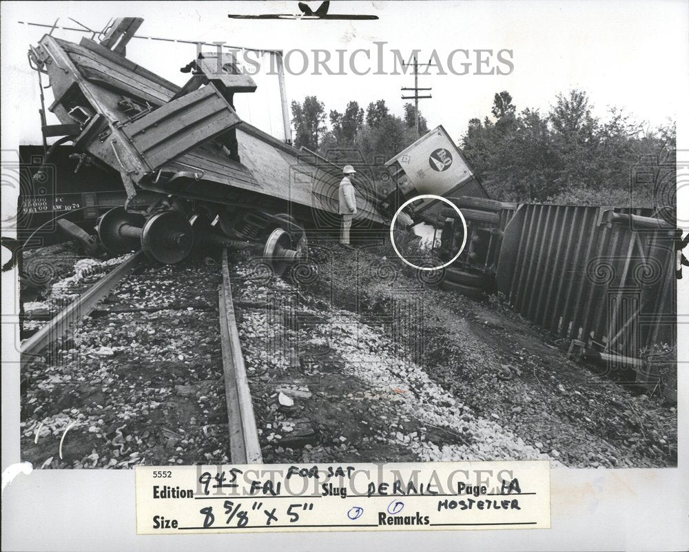 1936 Gen Minus Wreck Hoggerty Joy Gas Line - Historic Images