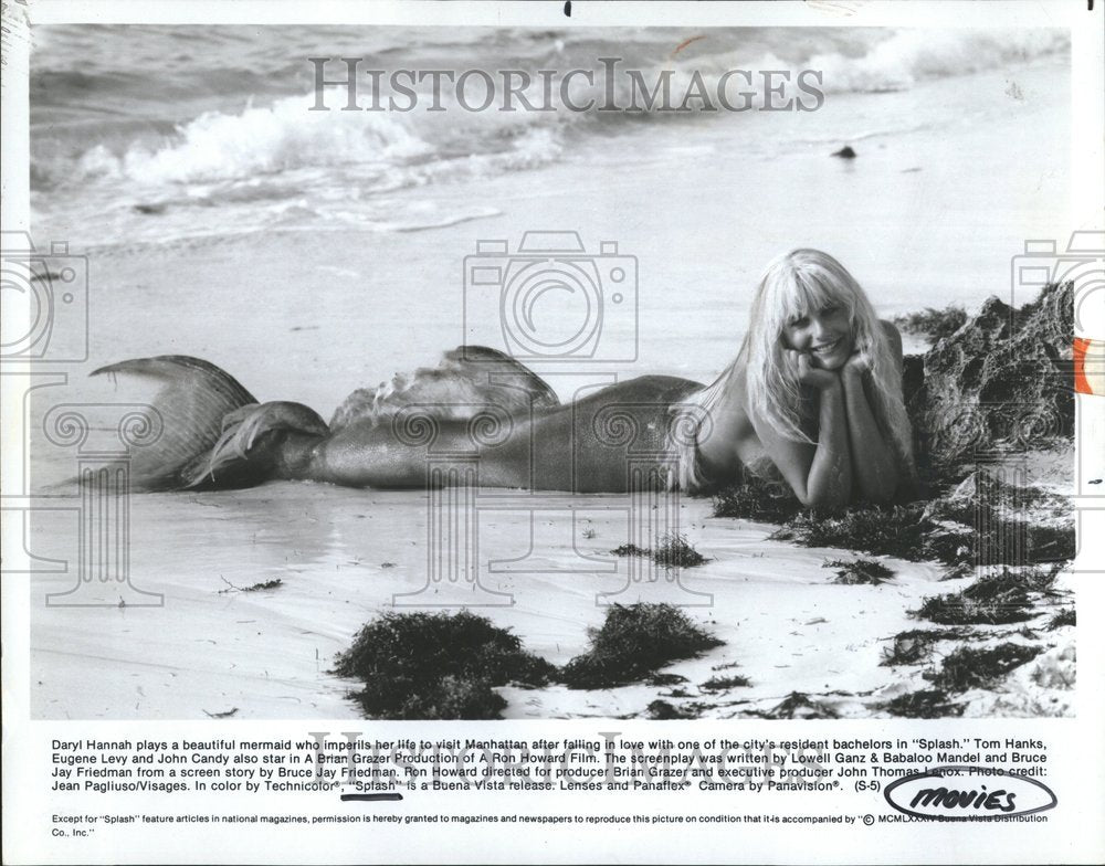 1984 Darryl Hannah/Actress/Splash/R. Howard - Historic Images