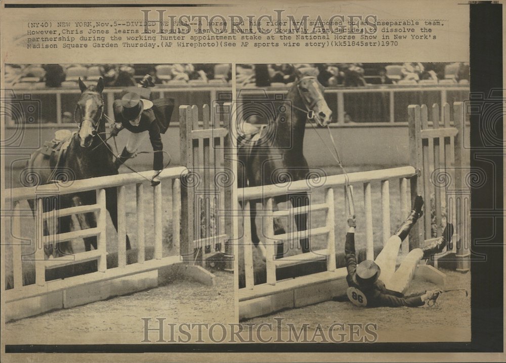 1970 Riders Heading Jumper Chirs Jones NY - Historic Images