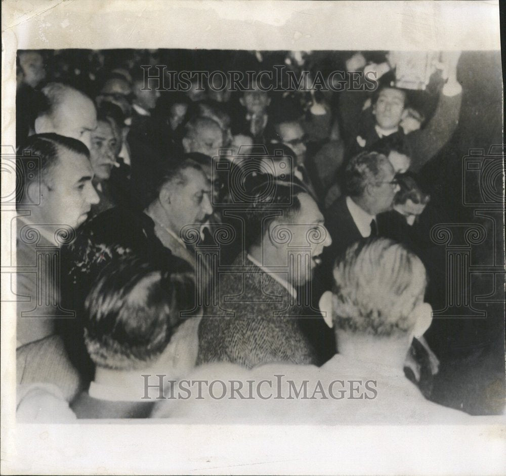 1955 Juan Peron Talking Followers Revolt - Historic Images