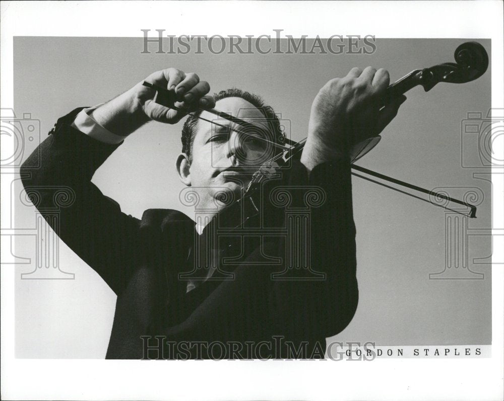 1969 Gorden Staples Musician - Historic Images