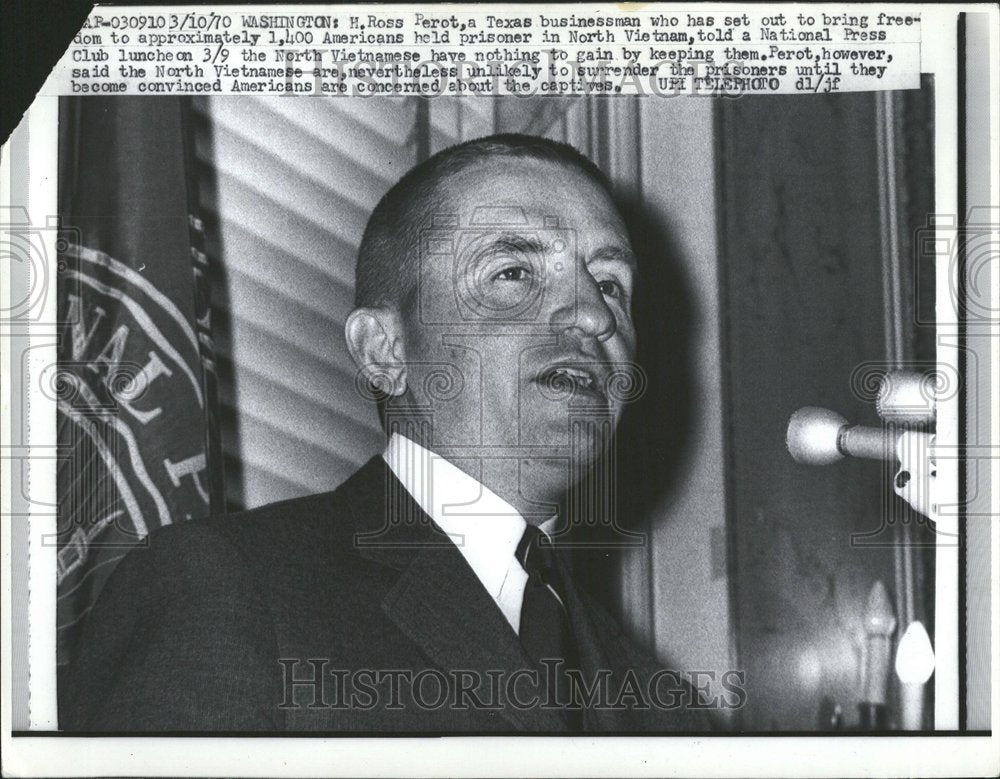 1970 Ross Perot National Press Club Speech - Historic Images