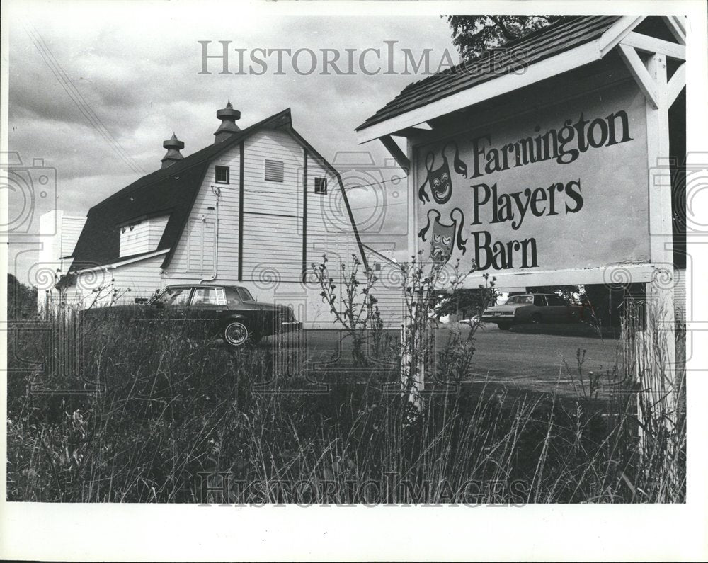 1983 Farmington Players Barn Exterior - Historic Images