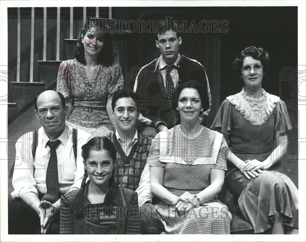 1986 Birmingham Michigan Theater Actors - Historic Images