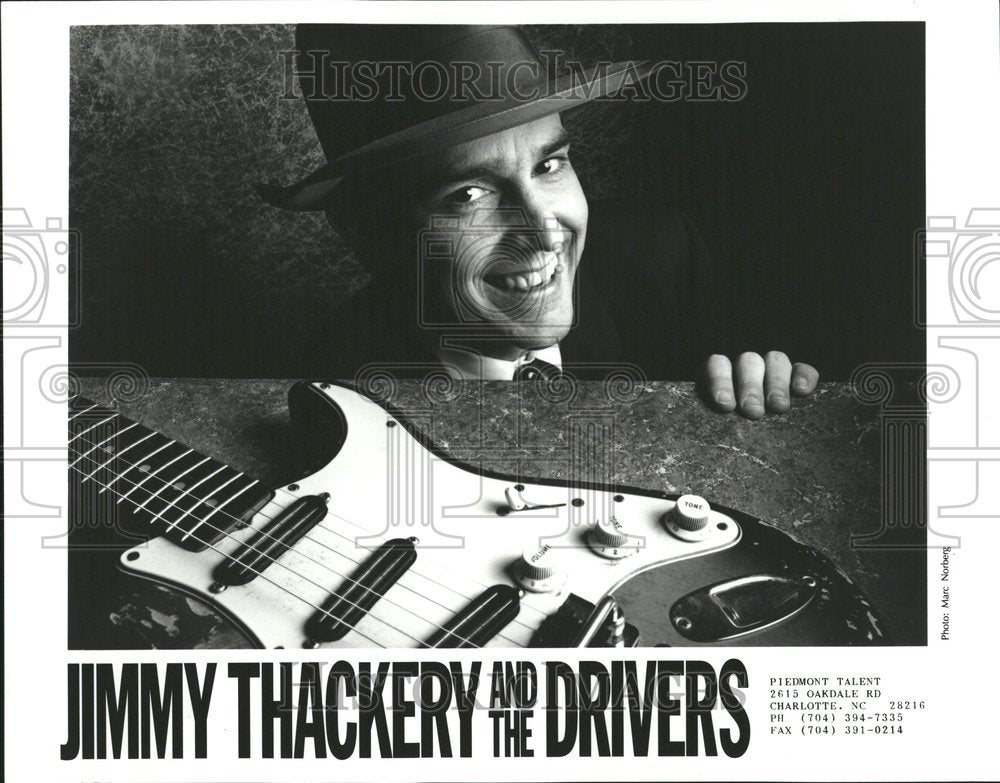 1993 Jimmy Thackery Drivers Singer Guitaris - Historic Images