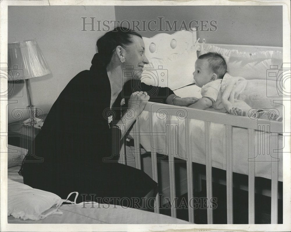 1947 Mrs Louis V Thompson Son Victor HP - Historic Images