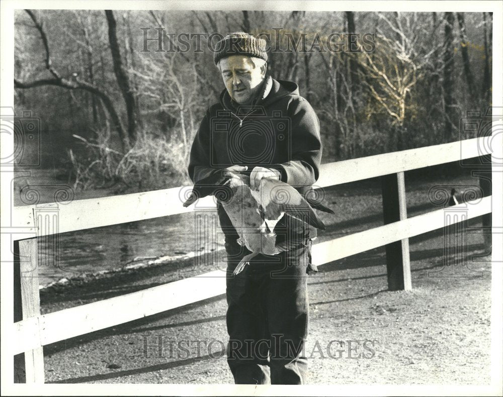 1980 Peter Dring Wild Duck Little Red house - Historic Images