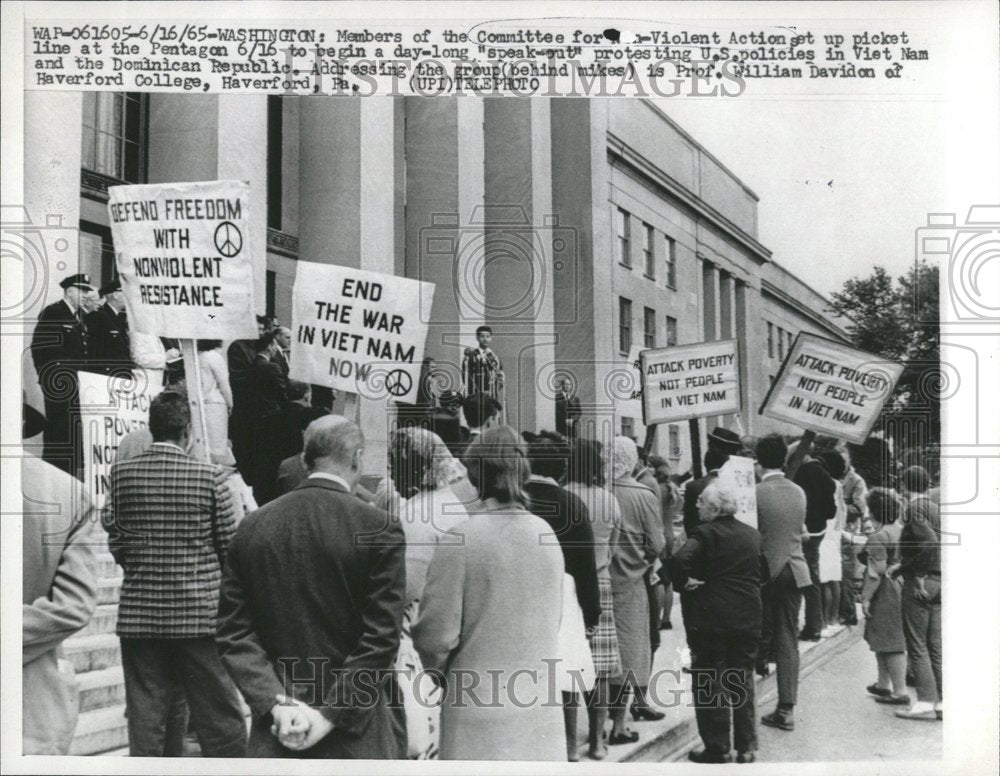 1965 Members Committee Non Violent Action - Historic Images