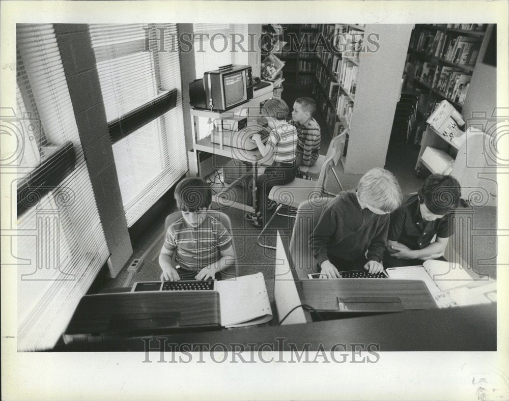 1983 Brainstorming Tom Heggerty Computer - Historic Images