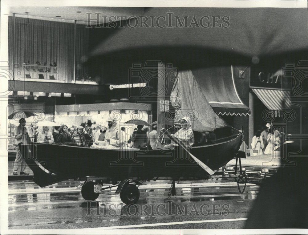 1976 Norwegian Day Parad State Street Boat - Historic Images