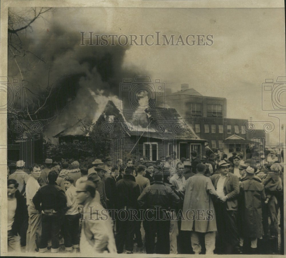 1955 House Police Headquaters Strikes - Historic Images