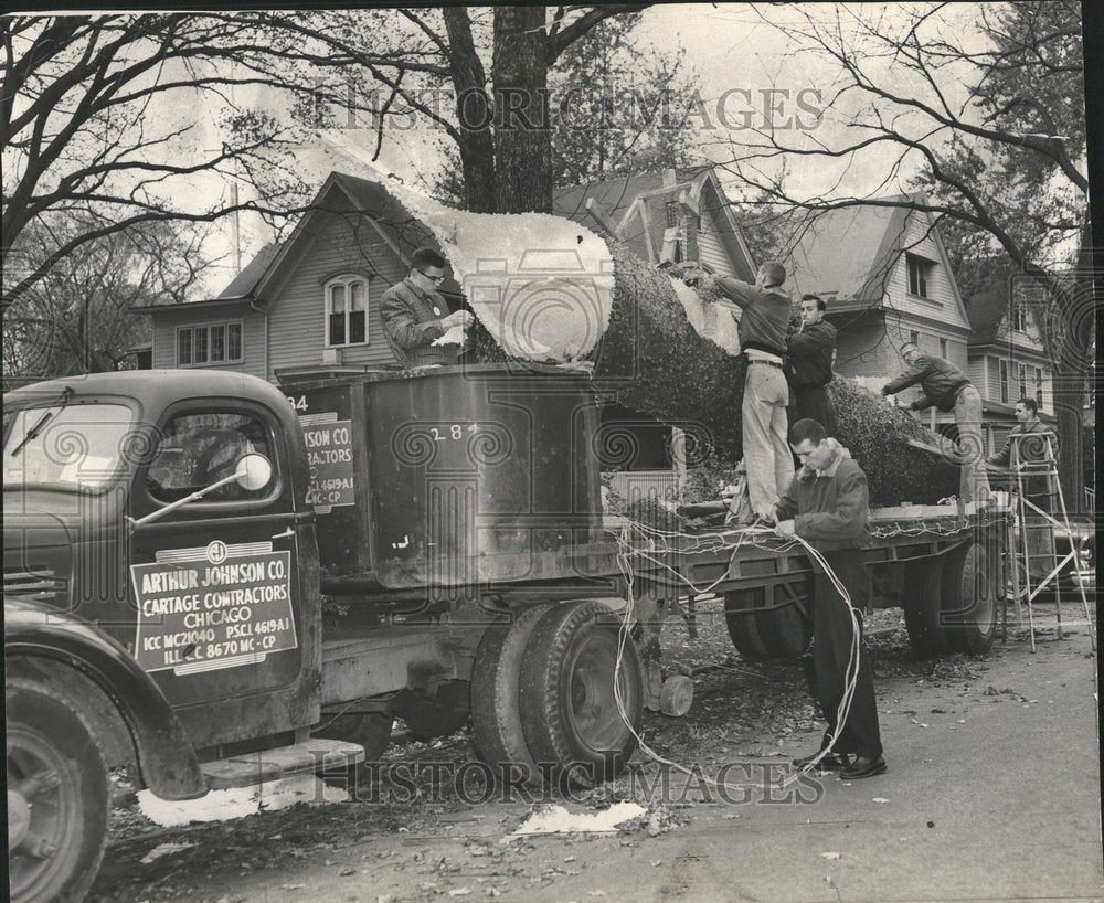 1957 Theta Chi Fraternity Float Parade - Historic Images