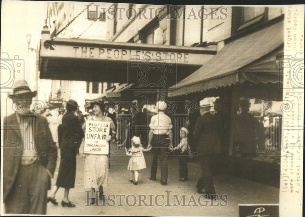 1937 Picket Parade - Historic Images