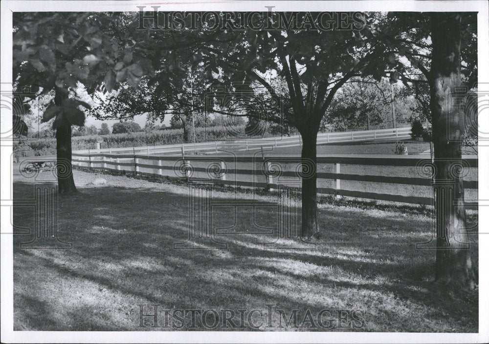 1958 Fence Structure Movement Restrict - Historic Images