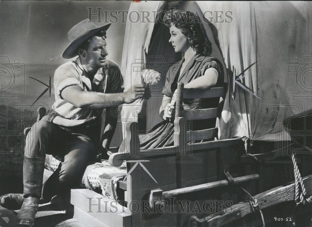 1955 Susan Hayward Actress Richard Egan NY - Historic Images