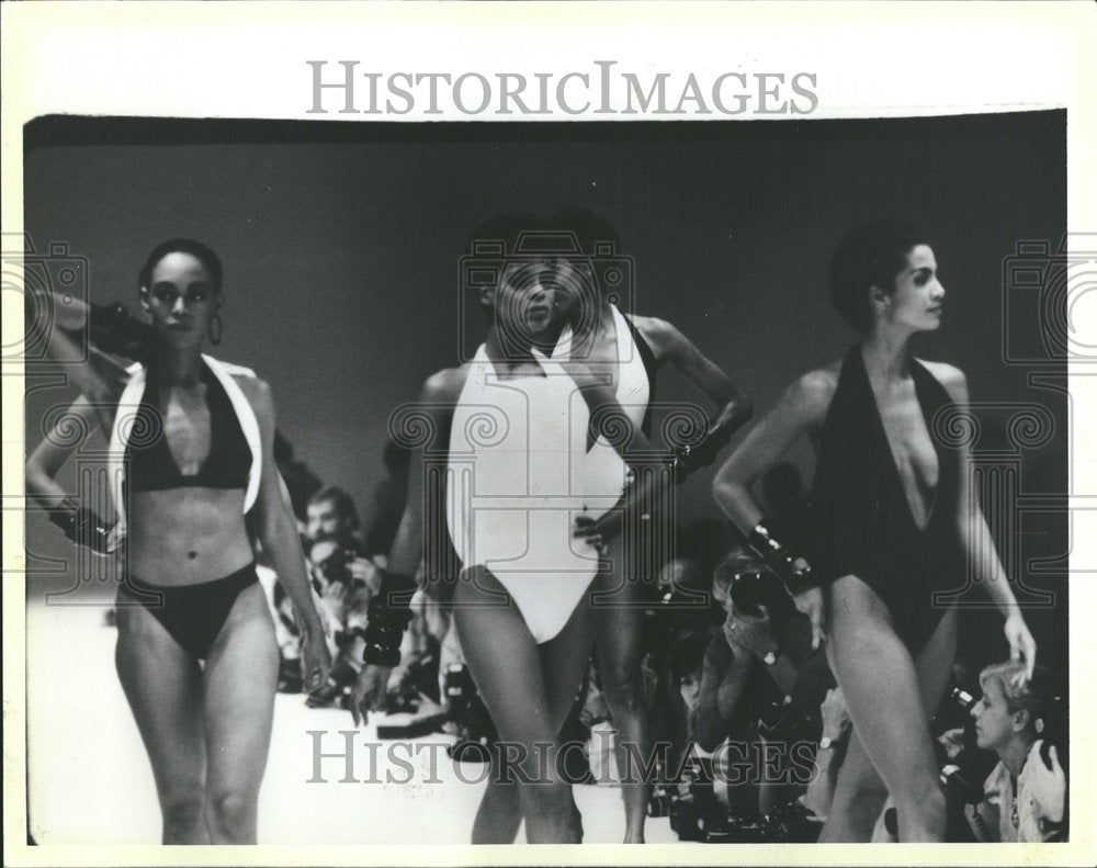 1986  Women Bathing Suits - Historic Images