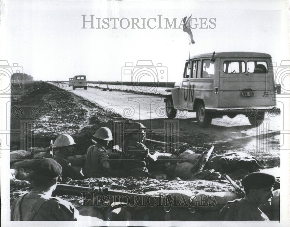 1956 United Nations Army Suez Canal Egypt - Historic Images