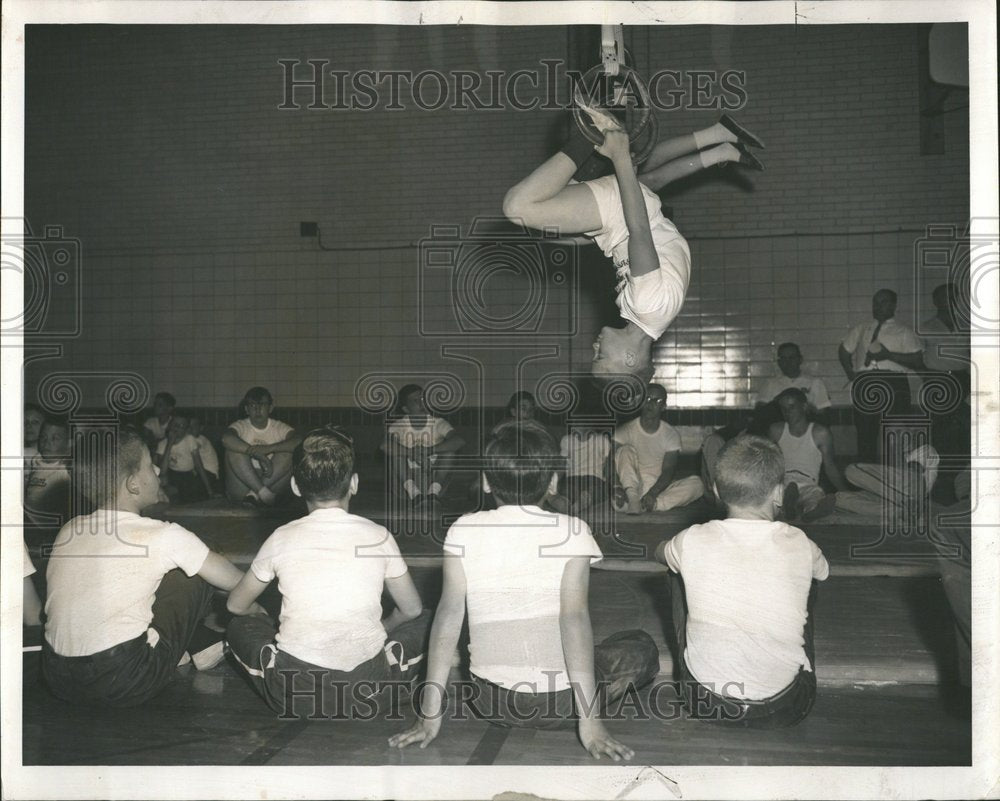 1962 Greg Krouth Moline Gymnast - Historic Images