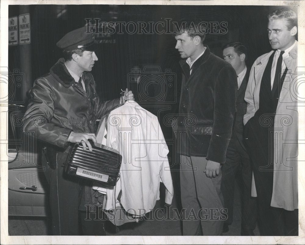 1962  Patrolman Ted Papas Unlocked Car Erie - Historic Images