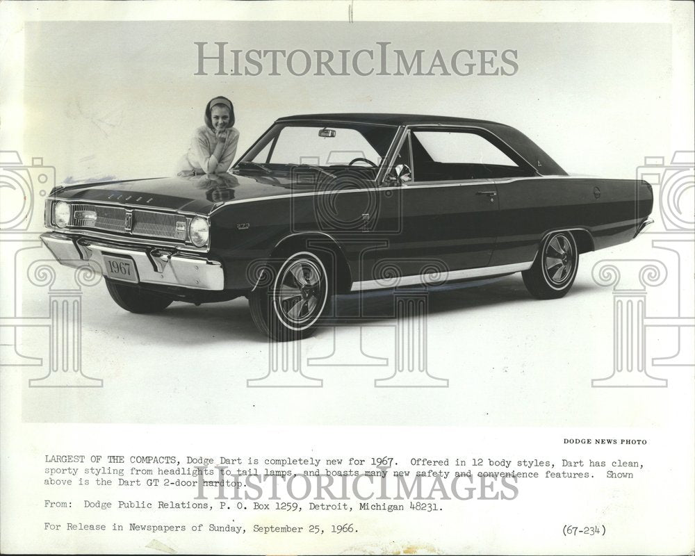 1966 Automobile Dodge Dart - Historic Images