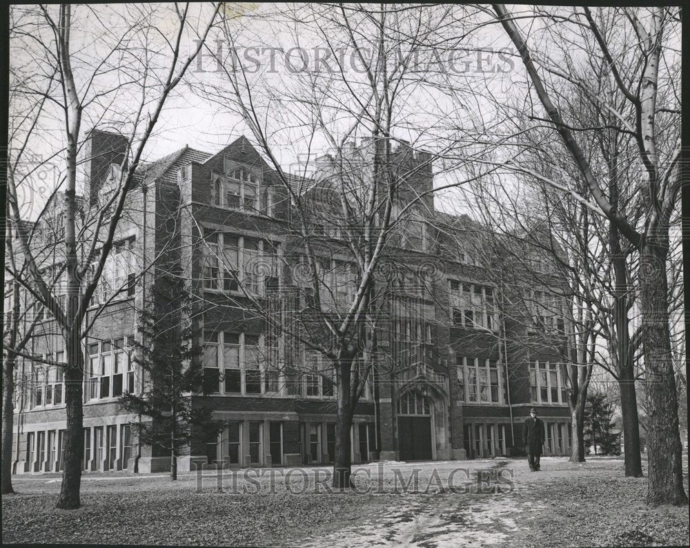 1953 Aurora College Eckhart Hall Campus - Historic Images