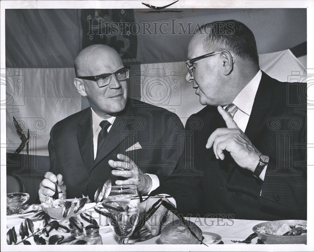 1961 Finland Pres Kekkonen Cobo Hall - Historic Images