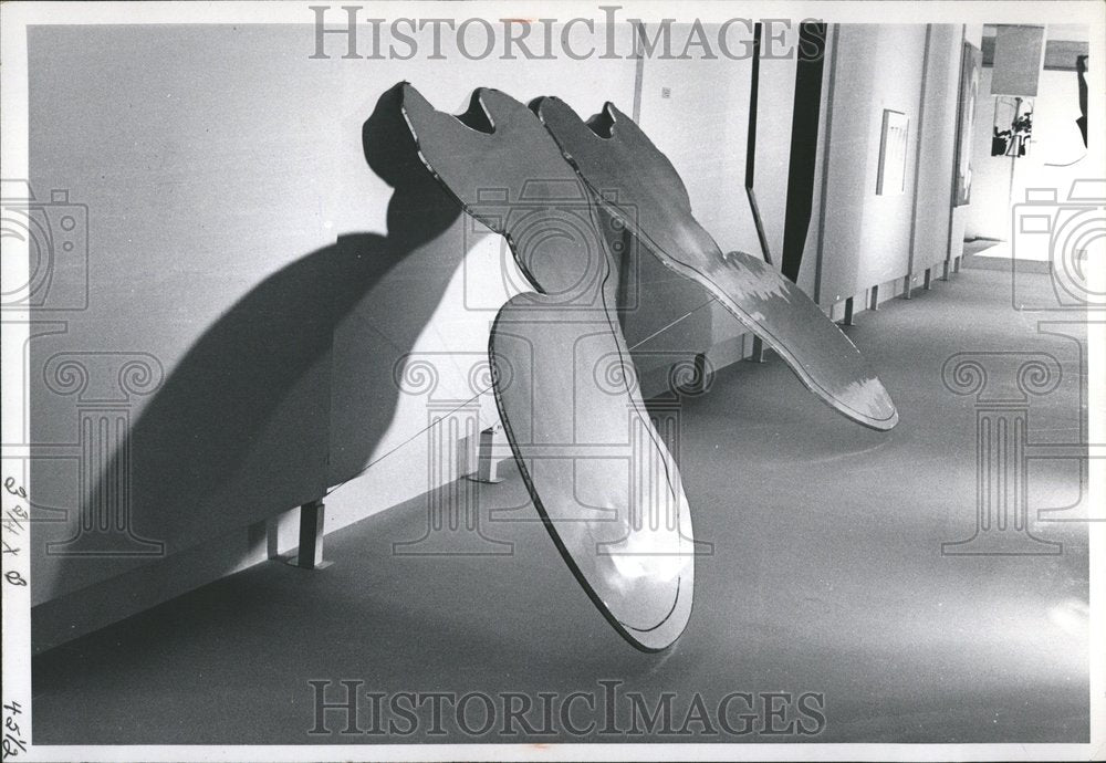 1967 Jerome Krans Aluminum Art Michigan - Historic Images