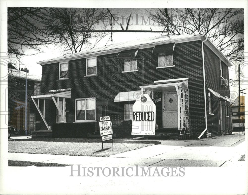 1983 House Tag Reduced Novel - Historic Images