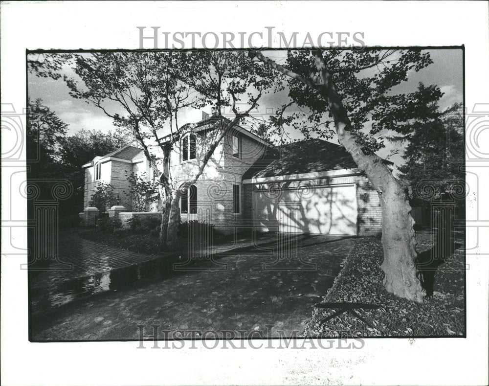 1981  Two Story Brick Home St Clair Lake - Historic Images