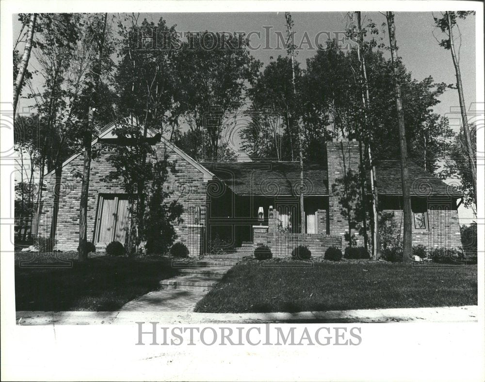 1980 House Outland Subdivision Michigan - Historic Images