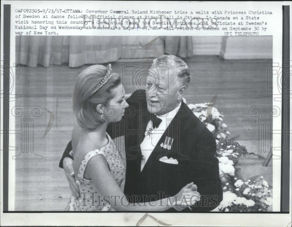 1967 Princess Christina Of Sweden Dances - Historic Images