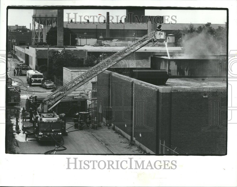 1990 Fire Fighters Russel Harper Laramie - Historic Images