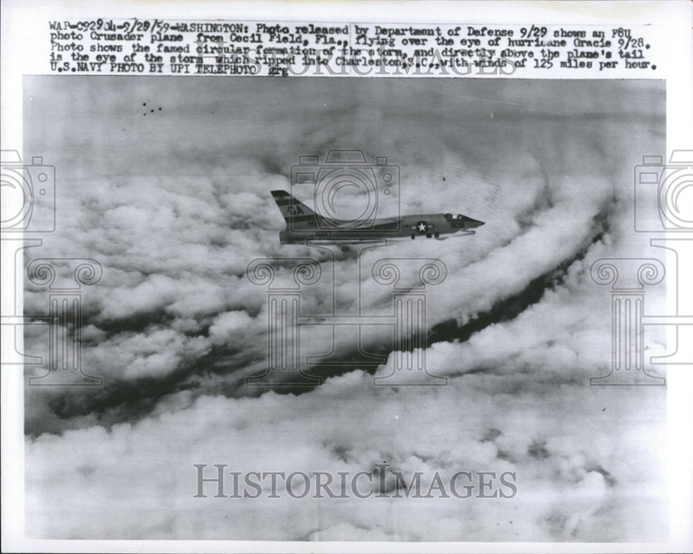 1959 Cecil Field Department Defense F6U - Historic Images