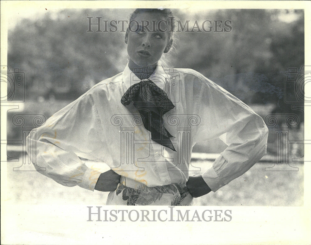 1985 Dud Jacket Cotton Sleeve Retailer Long - Historic Images