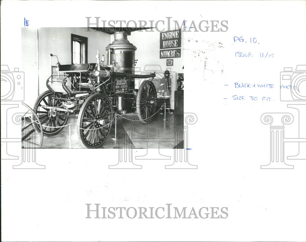 1987 1908 steam pumper - Historic Images