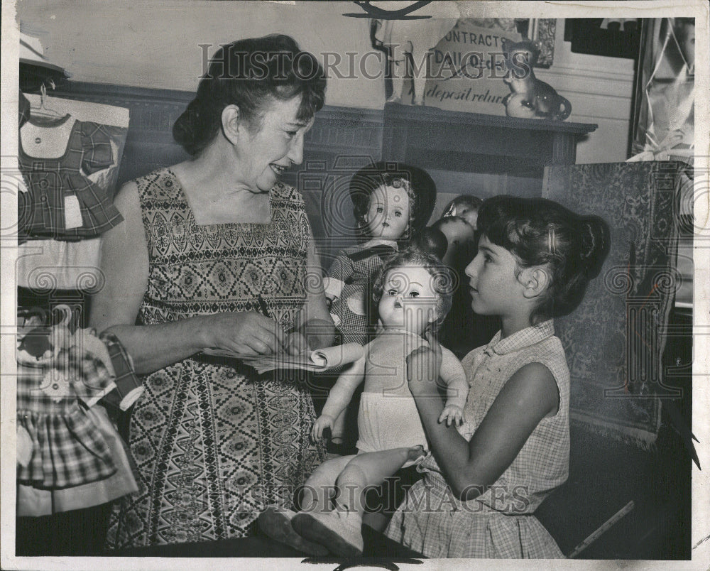 1957 Lorrietta Meloche Sandy Zalman Dolls - Historic Images