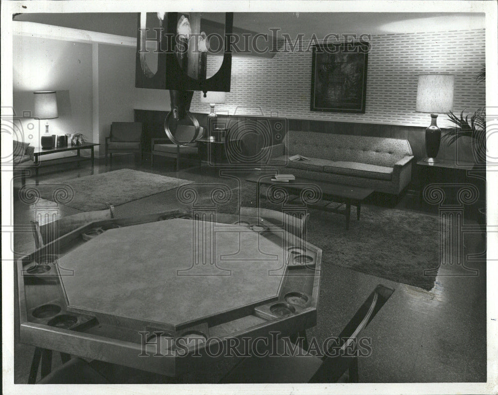 1969 Family Room Recreation Room - Historic Images