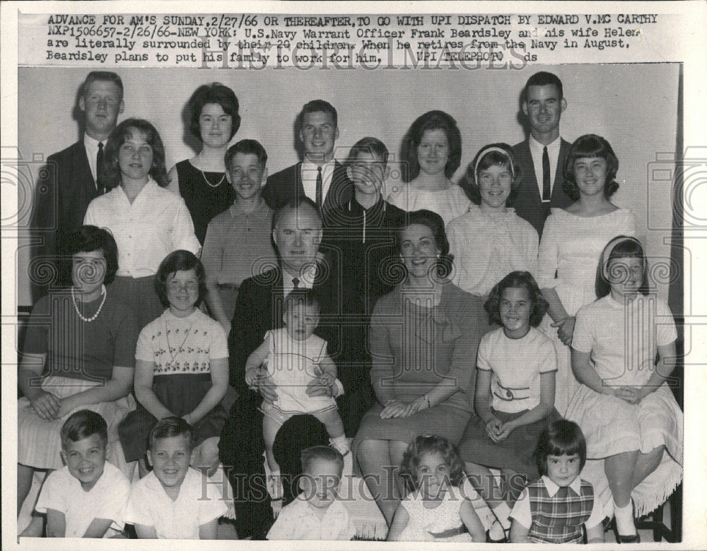 1966 US Navy Officer Frank Beardsley Child - Historic Images