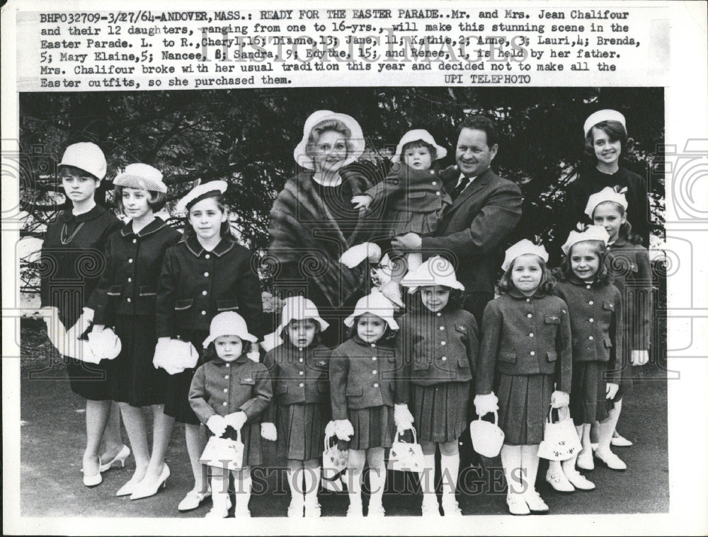 1964 Ready Easter Parade Jean Chalifour One - Historic Images